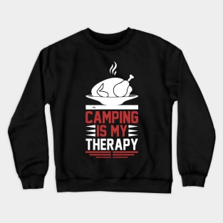 Camping Is My Therapy T Shirt For Women Men Crewneck Sweatshirt